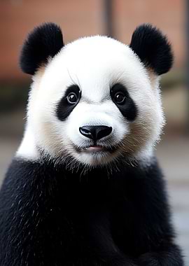 Close-up of a Giant Panda