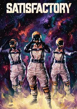 Satisfactory Game Art
