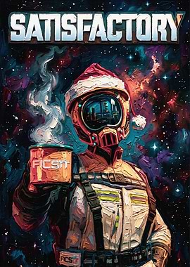 Satisfactory Astronaut with Coffee