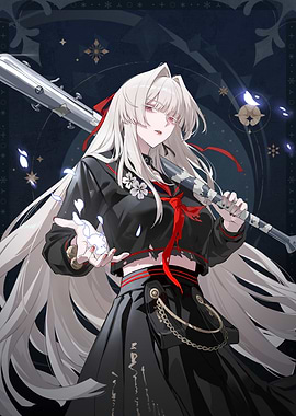 Girl with Baseball Bat