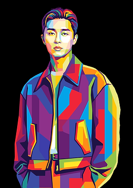 Park Seo Joon Pop Art