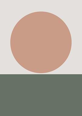 Abstract Geometric Circle and Rectangle