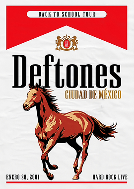 Deftones Back to School Tour Poster