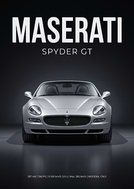 Maserati Spyder GT Advertisement