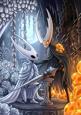 Hollow Knight Characters with Sword