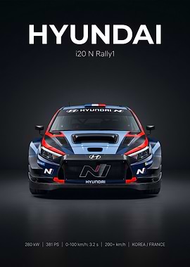 Hyundai i20 N Rally1 Car