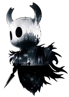 Hollow Knight Character Silhouette