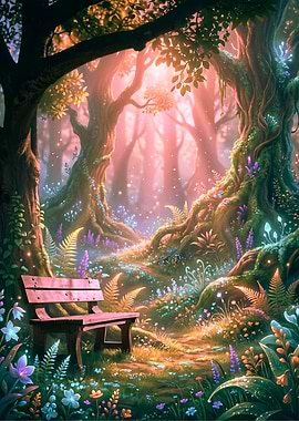 Enchanted Forest Bench