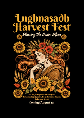 Lughnasadh Harvest Fest Poster