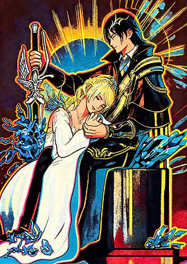 Couple with Sword and Sun