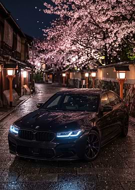 BMW M5 Cherry Blossom
