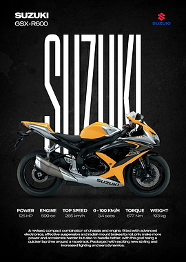 Suzuki GSX-R600 Motorcycle