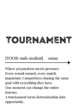 Tournament Definition