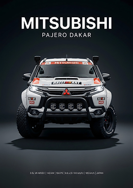 Mitsubishi Pajero Dakar Rally Car