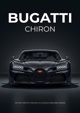 Bugatti Chiron Front View