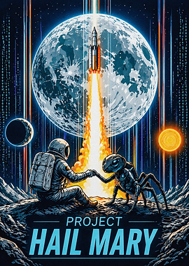 Project Hail Mary Astronaut and Alien