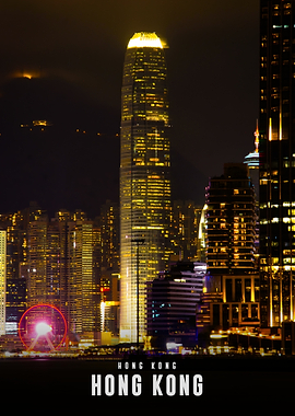Hong Kong Skyline at Night