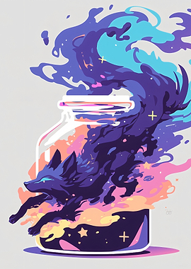 Cosmic Wolf Escaping a Jar