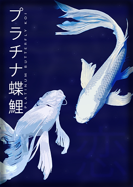 Platinum Butterfly Koi