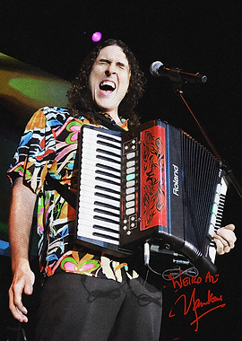 Weird Al Yankovic Playing Accordion