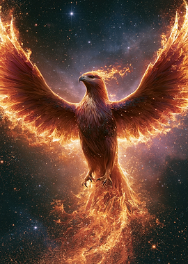 Fiery Phoenix in Cosmic Background
