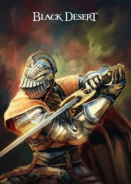 Black Desert Knight Artwork