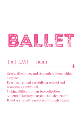Ballet Definition Pink