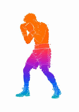 Boxer in Dynamic Pose