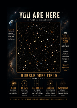 Hubble Deep Field Universe