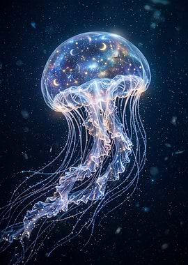 Cosmic Jellyfish in Deep Space