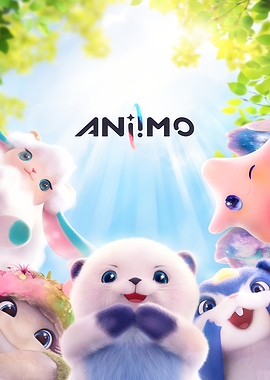 Cute Animated Characters with Logo