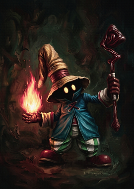 Vivi casting a spell