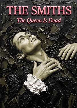 The Queen Is Dead Album Cover Art Painting
