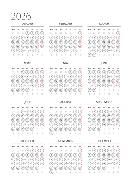 2026 Calendar