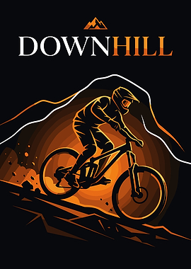 Downhill Mountain Biker