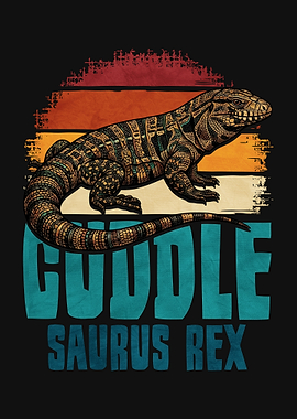 Cuddle Saurus Rex Tegu Lizard