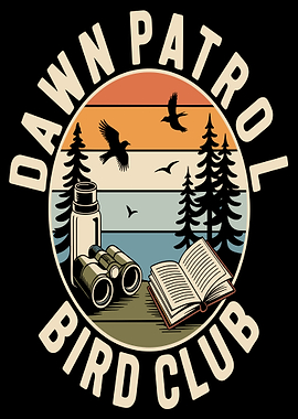 Dawn Patrol Bird Club Retro Design