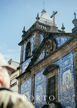 Porto Portugal Church Azulejos