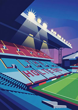 Holte End Stadium Lights