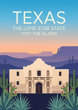 Texas The Lone Star State Visit The Alamo