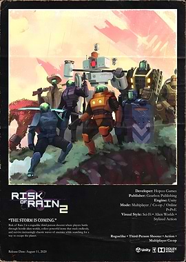 Risk of Rain 2 Game Poster