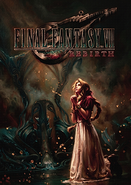Final Fantasy VII Rebirth Aerith Painting