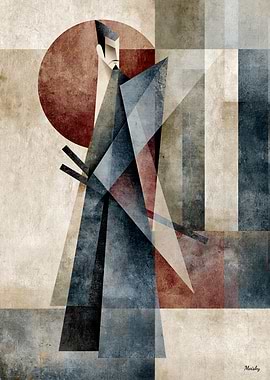 Japandi Geometric Icon No. 04 – Ronin Japanese Wall Art