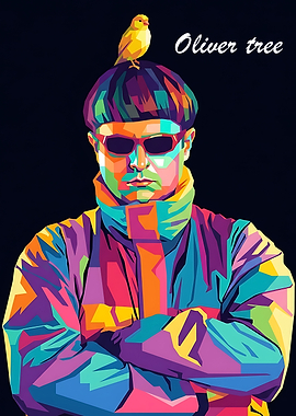 Oliver Tree Pop Art Portrait