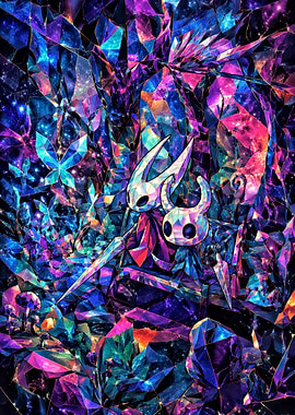 Hollow Knight Characters Crystal Art