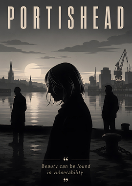 Portishead Silhouette Poster