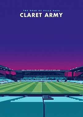 Claret Army Villa Park Stadium