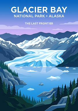 Glacier Bay National Park Poster