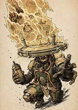 Steampunk Electric Character