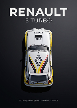 Renault 5 Turbo Rally Car